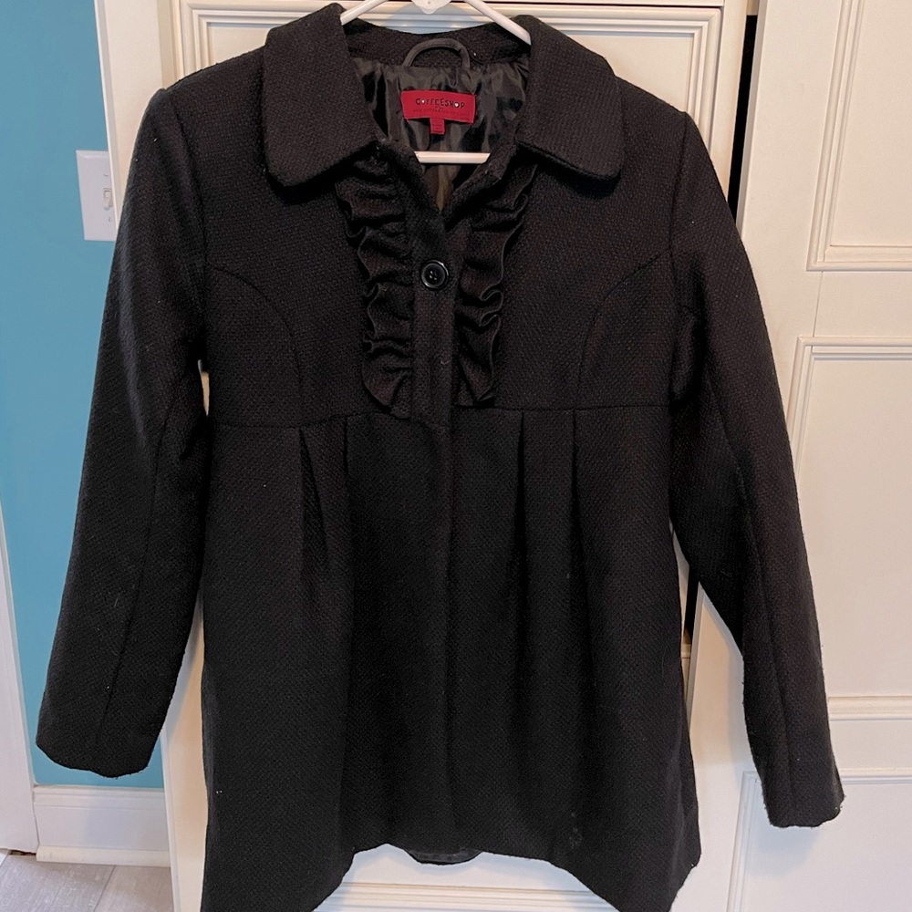 Black dress coat